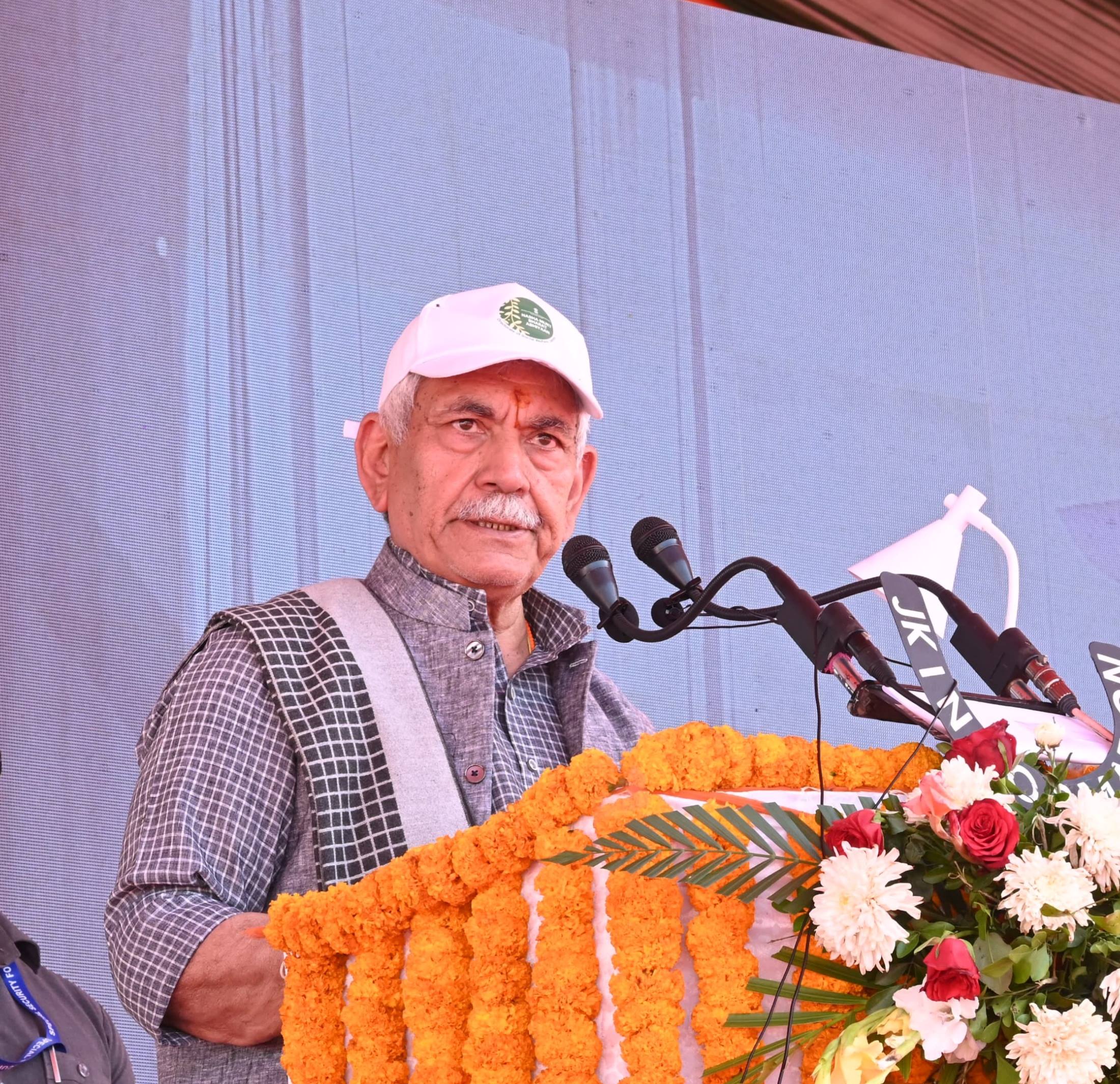 Lieutenant Governor Joins a People's Movement in Samba, Spearheading the Drug-Free J&K Campaign