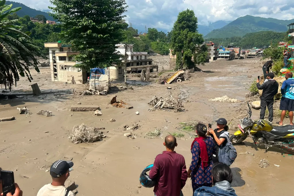 Rescue operations in Nepal following devastating floods